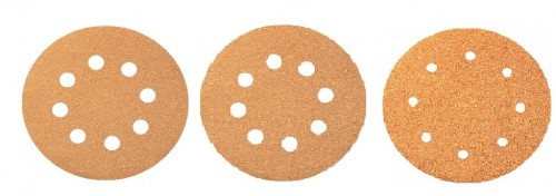 Gold Velcro discs 150 mm 7 holes P-XXX (1x50) - Gaya Abrasive